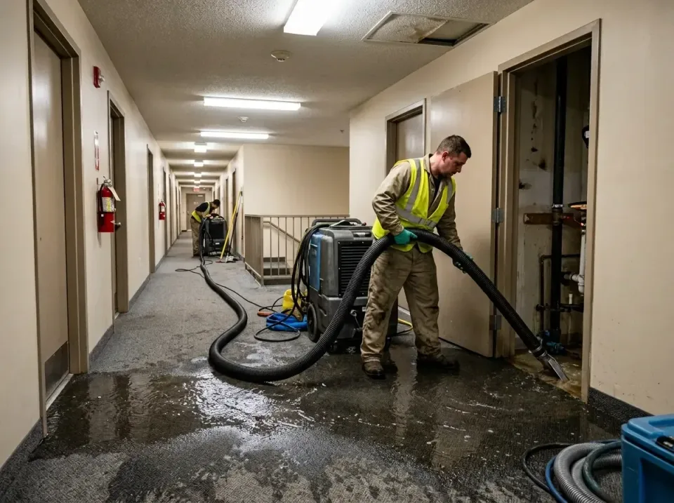 multi-unit-apartment-hallway-f-005 — frequently asked questions, Emergency Burst Pipe Water Extraction & Removal in Fairwood…